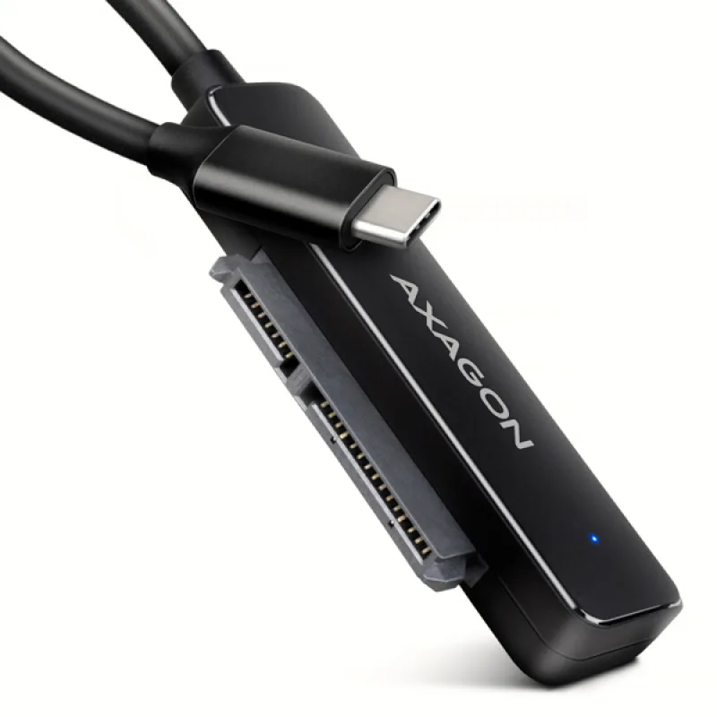 AXAGON ADSA-FP2C, USB-C 5Gbps - SATA 6G 2.5" SSD/ HDD SLIM adaptér ADSA…