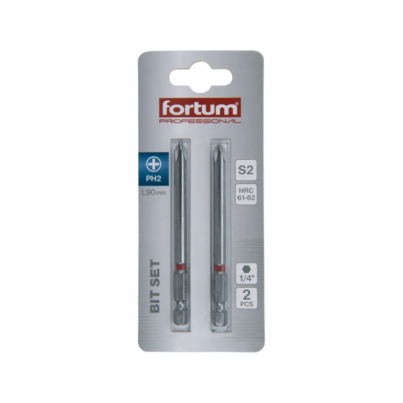 FORTUM-KITO Bity S2 – krížové a štvorcové, rôzne veľkosti PH, PZ, SQ