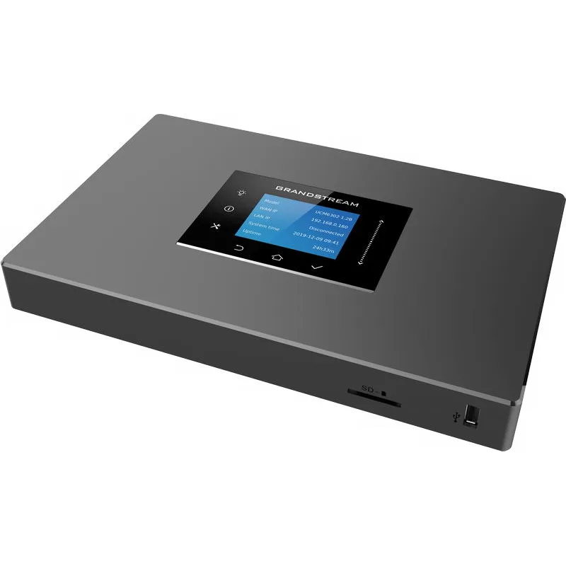 Grandstream UCM6301 VoIP PBX, 500 užív., 75 súb. hov., videokonf. 12úč.,…