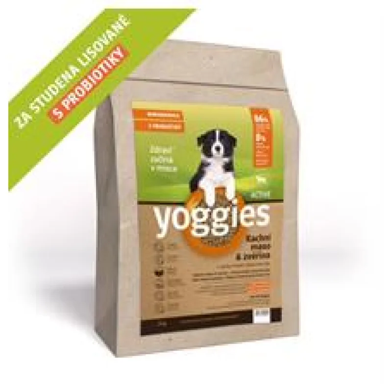 MINIGRANULE Yoggies Active, kachna a zvěřina, granule lisované za studena 5 kg
