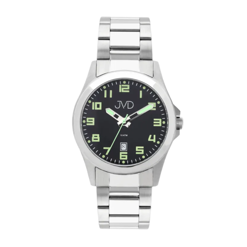 Odolné vodotěsné náramkové pánské hodinky JVD steel J1041.35 - 10ATM