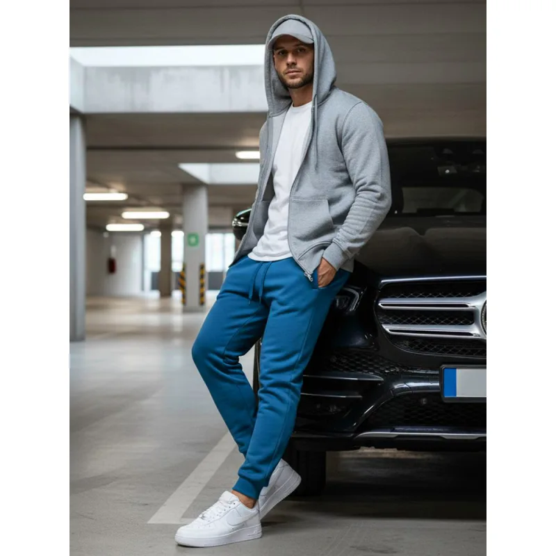 Pánske tepláky modré Dstreet UX3632 M