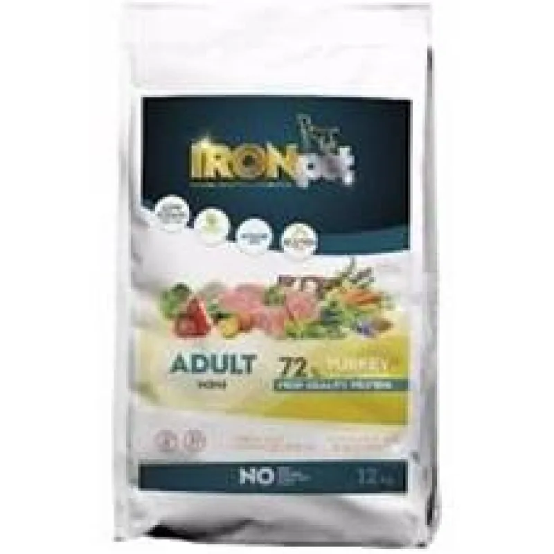 IRONpet Dog Adult Mini Turkey (Krůta) 12 kg