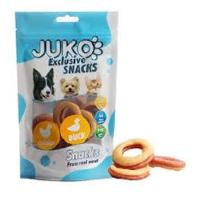 Chicken & Duck Doughnuts JUKO Snacks 70g