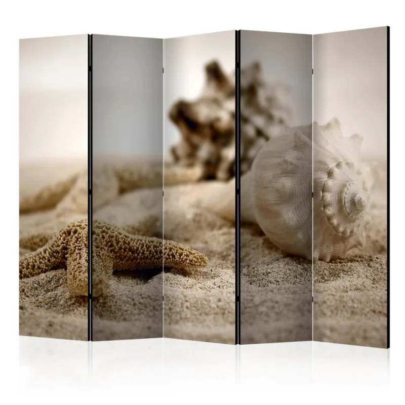 Artgeist Paraván - Beach and shell [Room Dividers]
