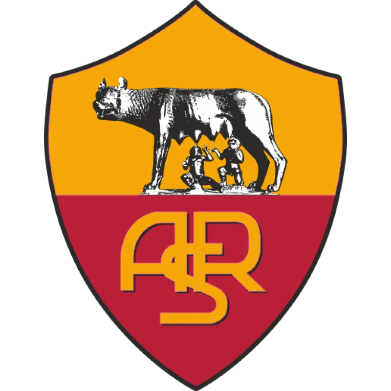 AS Rím - AS Roma nálepka 8x10,3 cm - SKLADOM