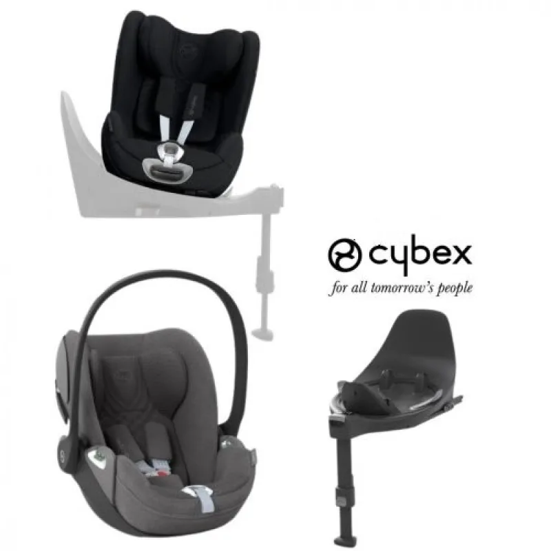 Set 3v1 autosedačka Cloud T PLUS i-size Cybex + isofixová základna do auta Base T + SIRONA T PLUS i-size 2024 - sephia black