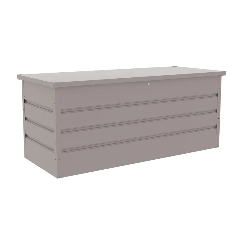 Záhradný box Denver 770L, plechový, šedý