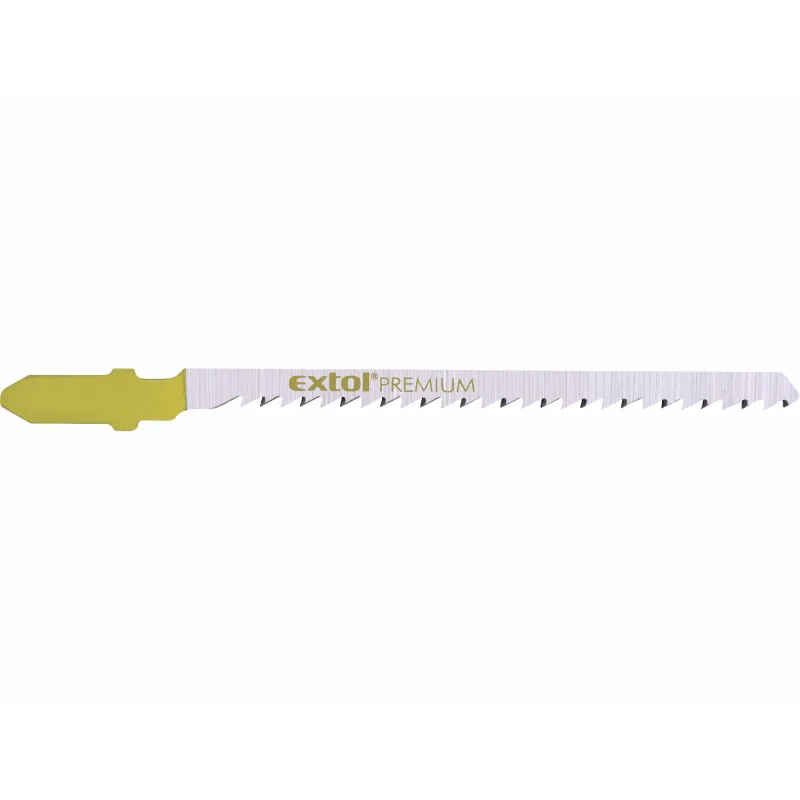 List pílový do priamočiarej pílky 5ks, HCS 75mm, kriv. rez, úchyt BOSCH, HCS, EXTOL PREMIUM