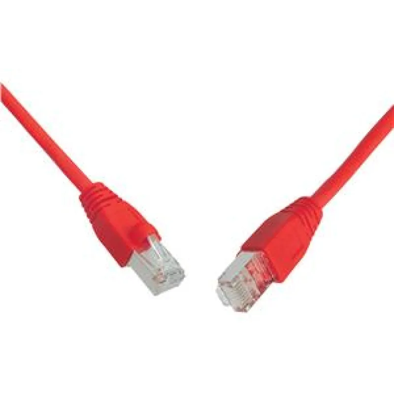 SOLARIX patch kábel CAT6 SFTP PVC 1m červený 28760109