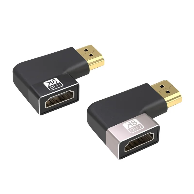PREMIUMCORD Adaptér spojka 8K HDMI A - HDMI A, F/ M, do úhlu 90°…