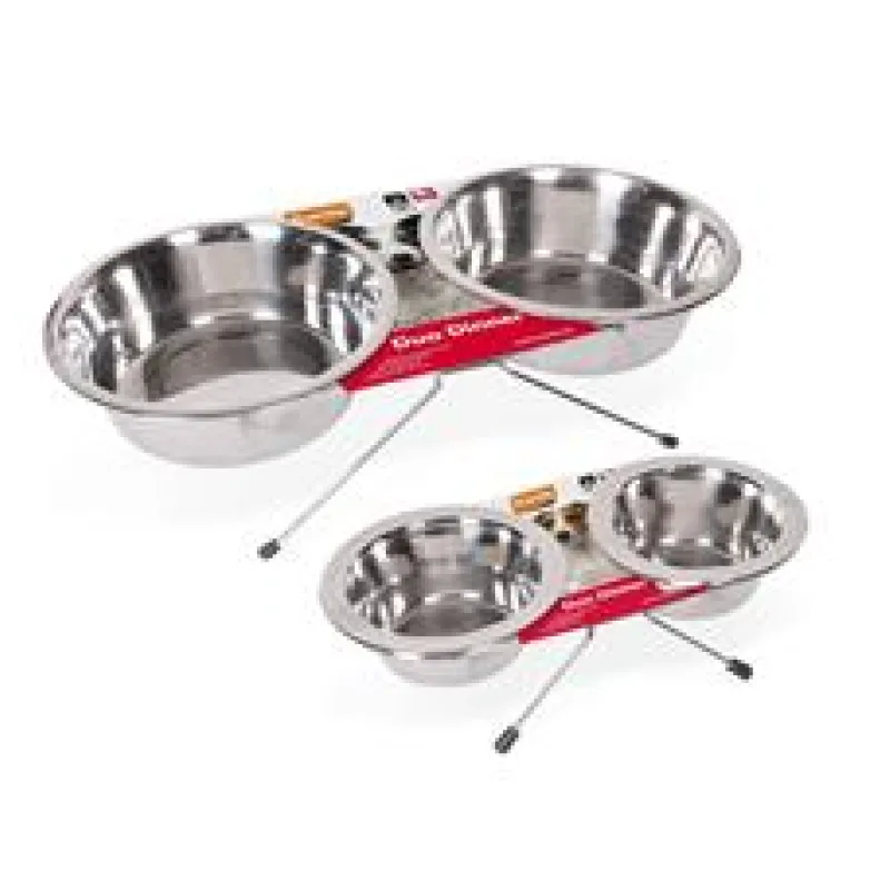 Karlie Nerezové misky set 2 x 380ml, 13cm