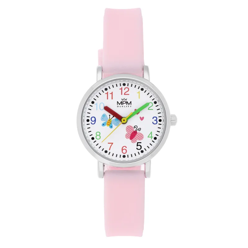 MPM Dívčí model dětských MPM hodinek na silikonovém pásku W05M.11335.C
