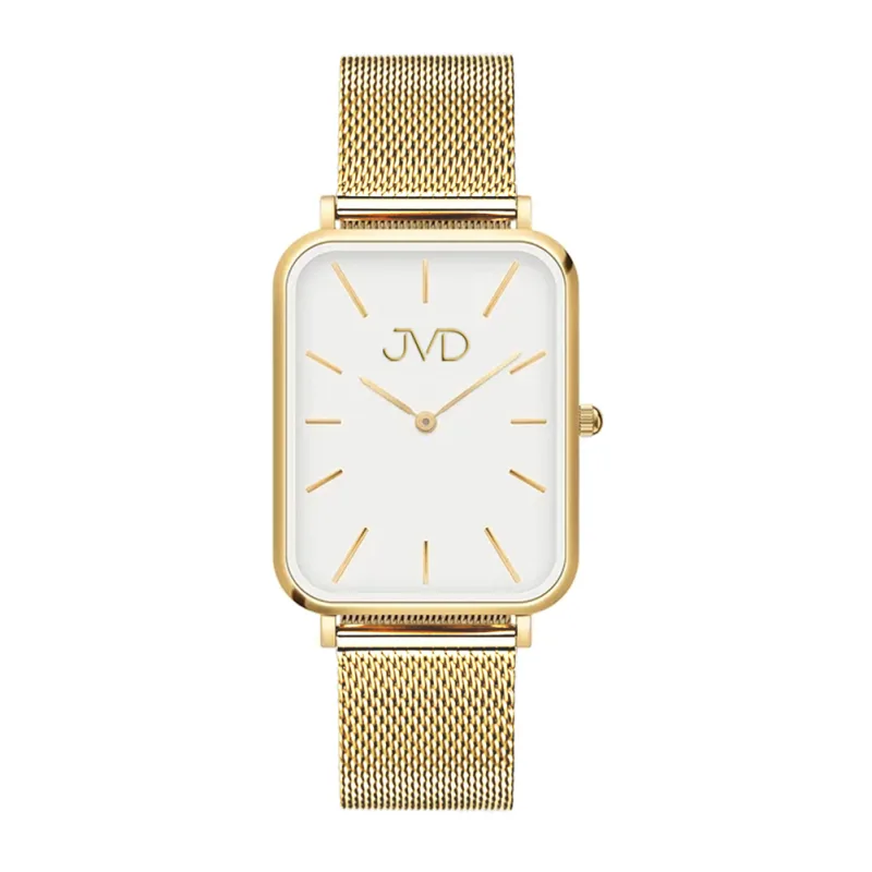 JVD Luxusní zlacené dámské elegantní nerezové ocelové hodinky JVD J-TS61