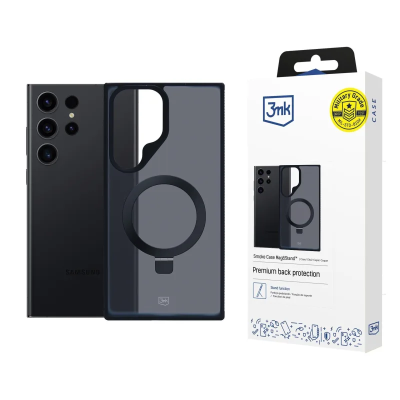 3mk ochranný kryt Smoke Case Mag&Stand pro Samsung Galaxy S24 ultra…