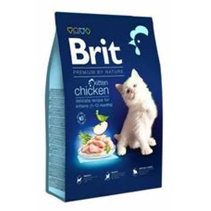 Brit Premium by Nature Cat Kitten Chicken 8 kg
