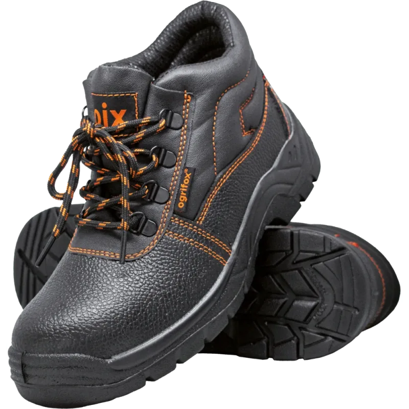 Ogrifox OIX-T OB SRC E FO obuv black/orange 36-50