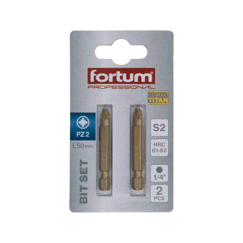 Krížový bit FORTUM-KITO S2 s titánovou úpravou