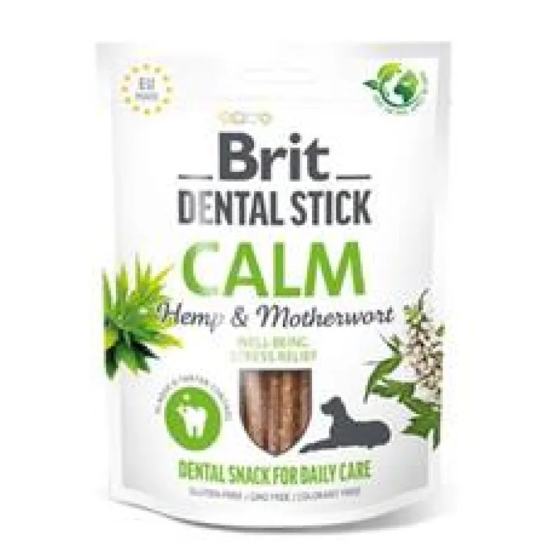 Brit Dog Dental Stick Calm Hemp&Motherwort 7ks 251 g