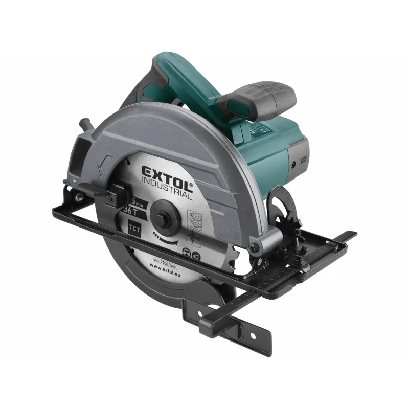 Píla kotúčová 1600W, kotúč 185mm, hliníková základňa, EXTOL INDUSTRIAL