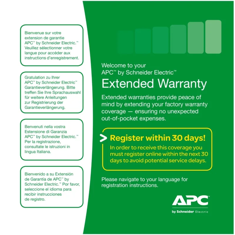 (1) Year Extended Warranty for (1) Easy UPS SRV/ SRVS Level 02…