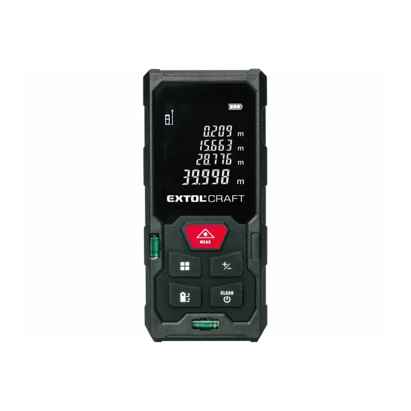 Merač vzdialenosti laserový do 50m / +-2mm, LCD, EXTOL CRAFT