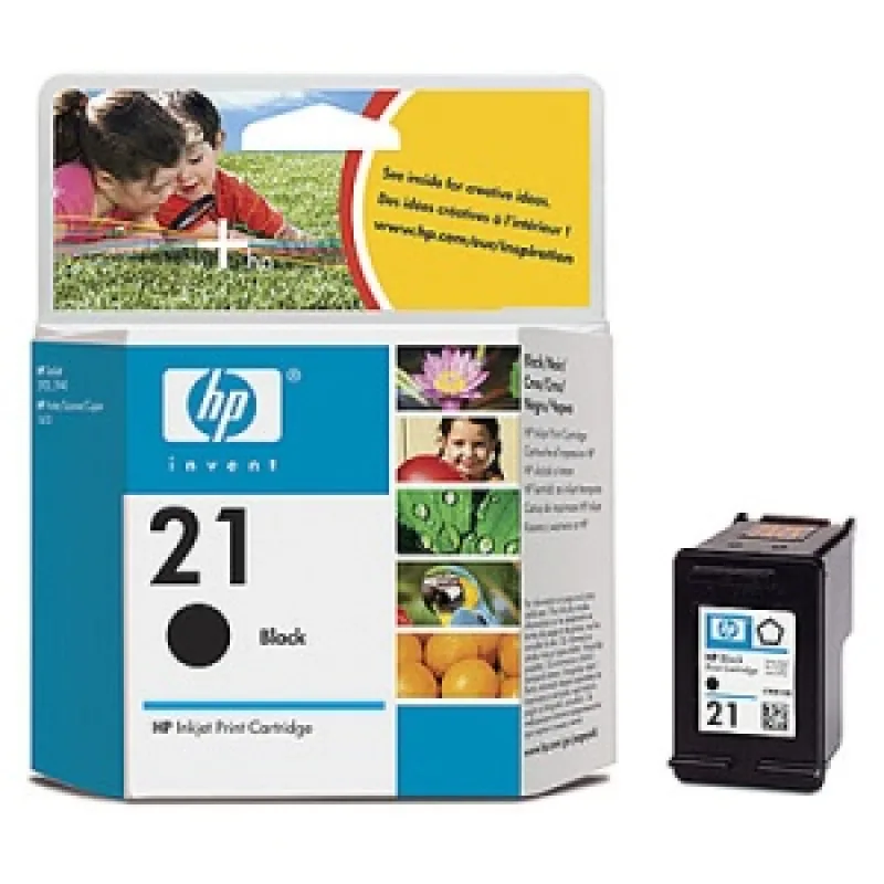 HP no. 21 - čierna ink. kazeta, C9351AE C9351AE