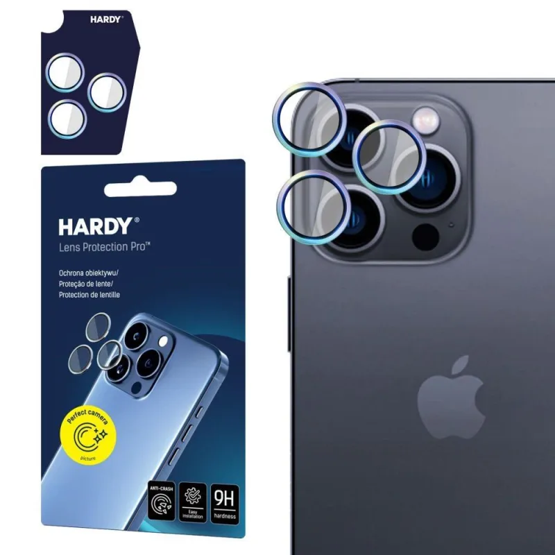 3mk Hardy Lens Protection Pro pro iPhone 16 Pro / 16 Pro Max Rainbow…