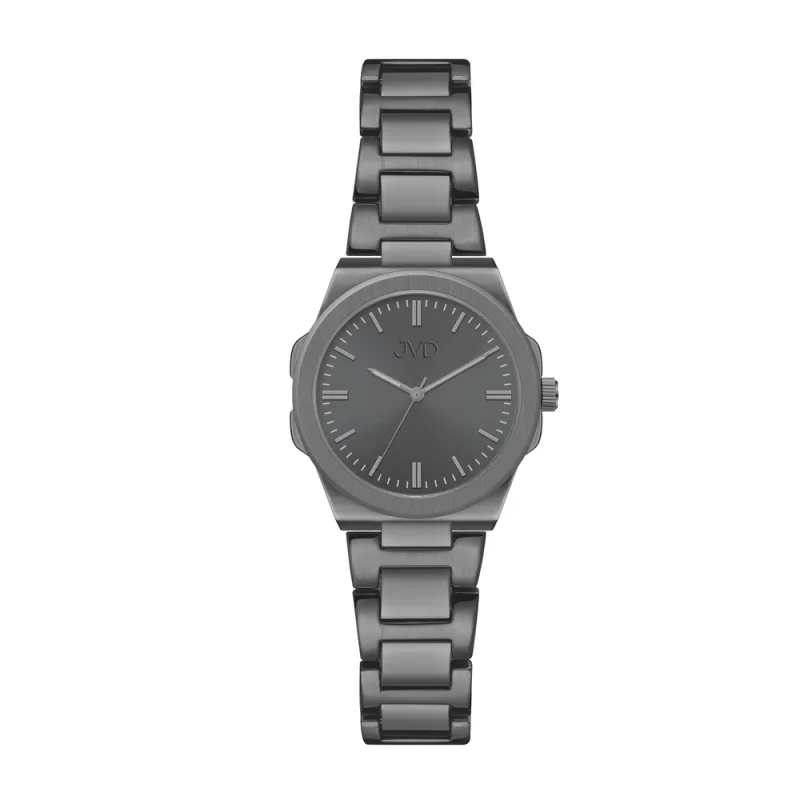 JVD Dámské černé designové náramkové hodinky JVD JZ215.3