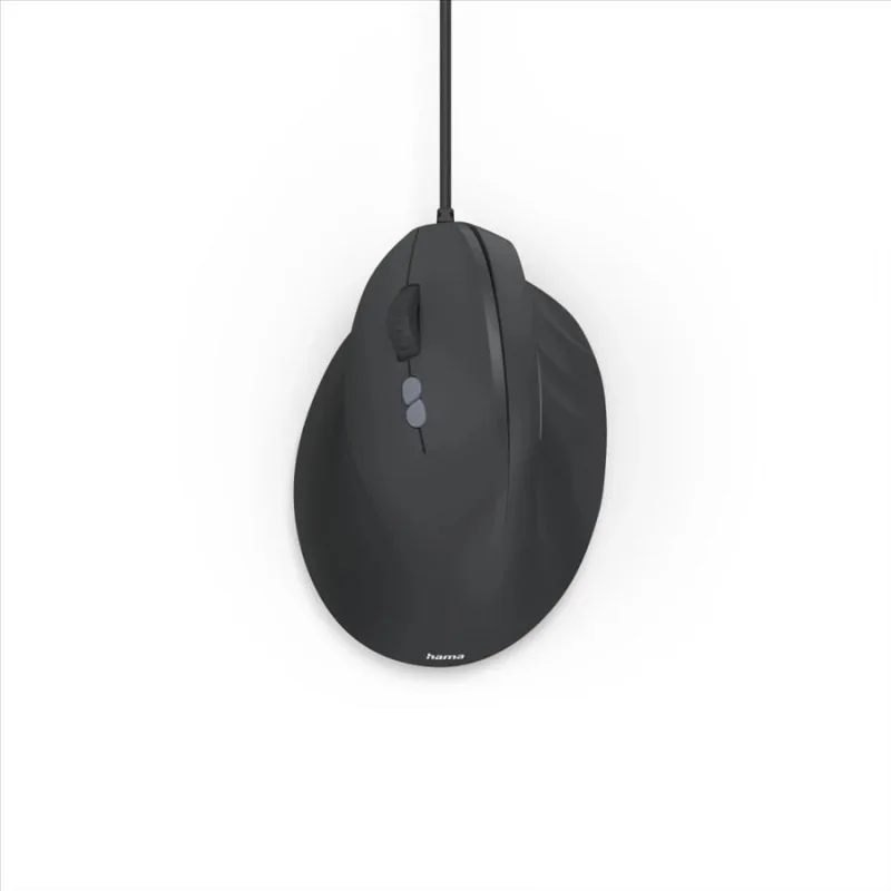 Hama vertikálna ergonomická káblová myš ECM-500L, pre ľavákov, čierna…