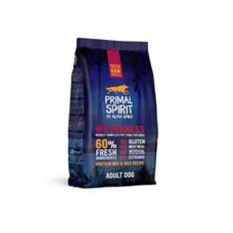 Primal Spirit Dog 60 % Wilderness 2 x 12 kg