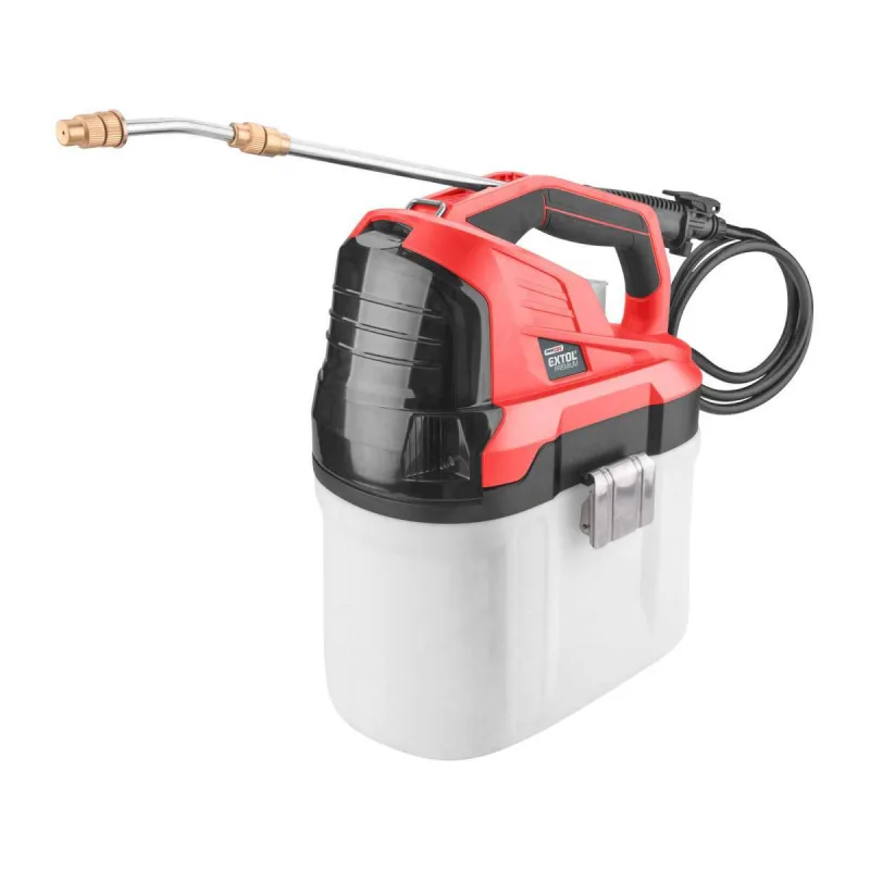 Postrekovač záhradný aku Share20V, 1x 2Ah, 2,4A nabíjačka, 7,5L, 1,5bar, EXTOL PREMIUM