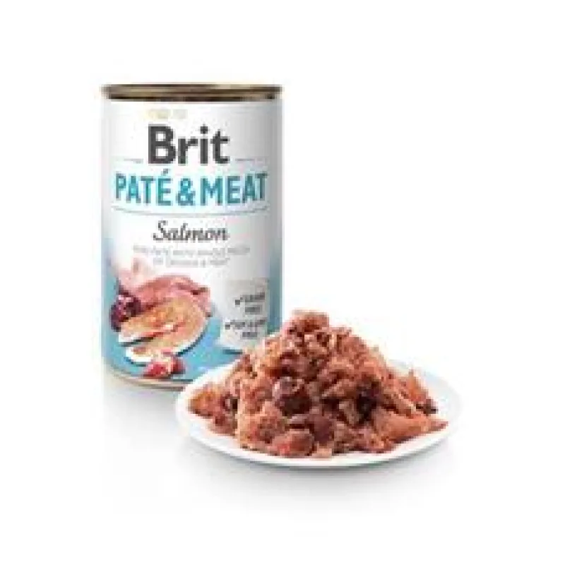 Brit Dog konz Paté & Meat Salmon 400g