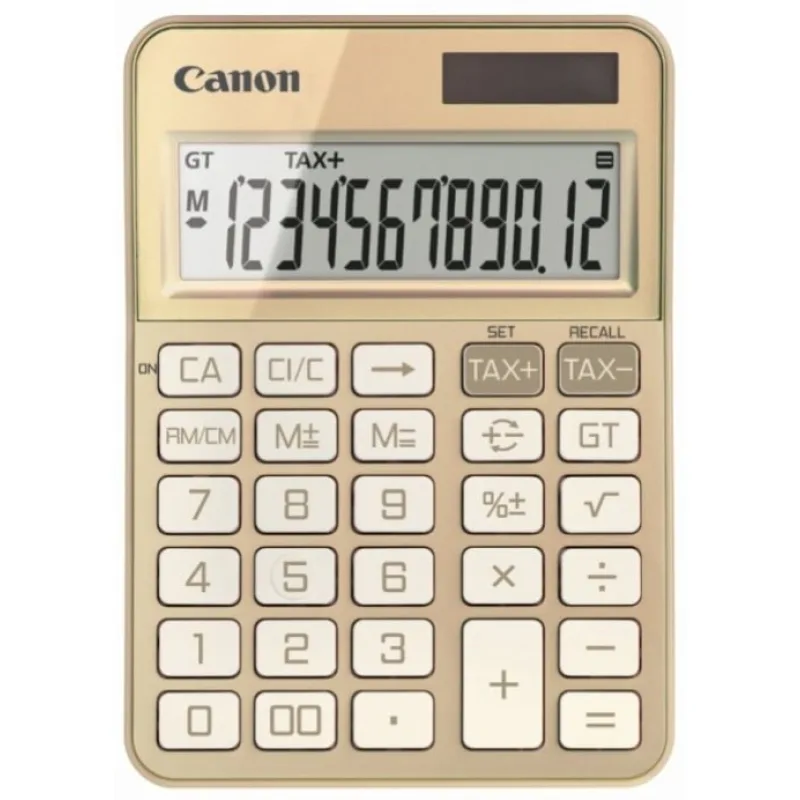Canon Kalkulacka KS-125KB- GD - Zlatá 6818C002
