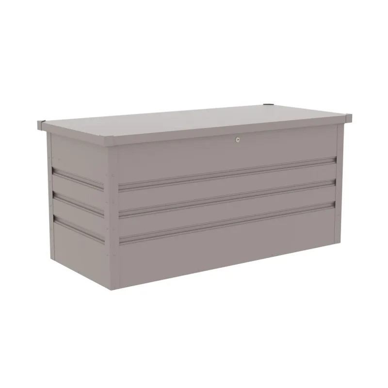 Záhradný box Denver 280L, plechový šedý