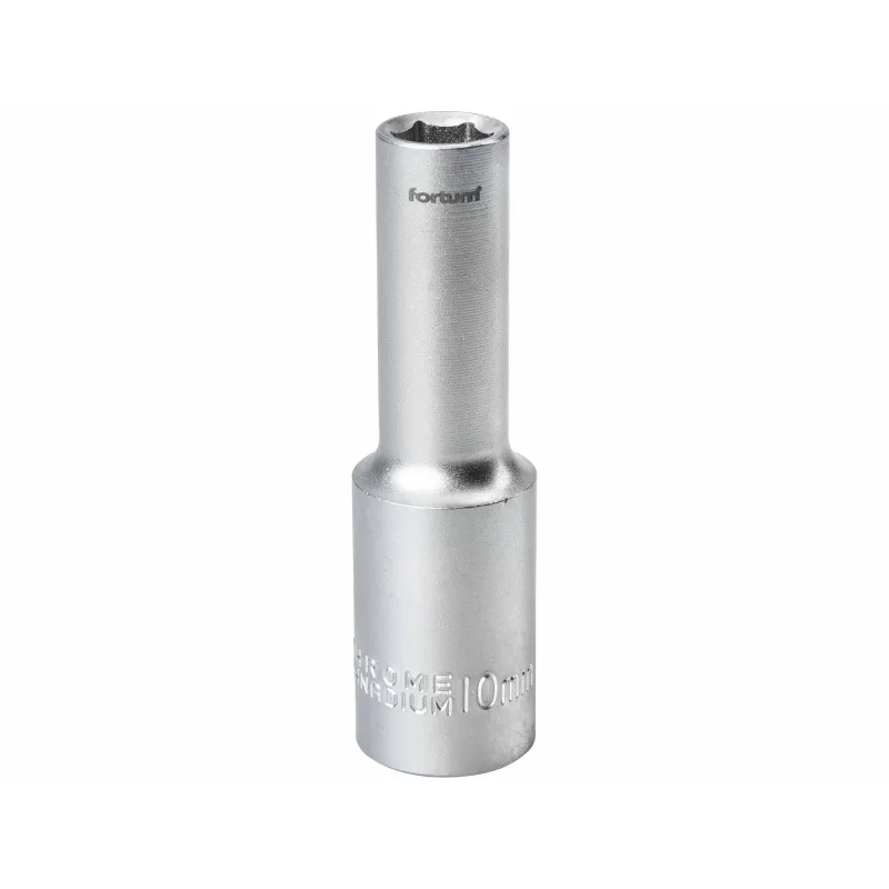 Kľúč nástrčný predĺžený, 10mm, 1/2”, FORTUM