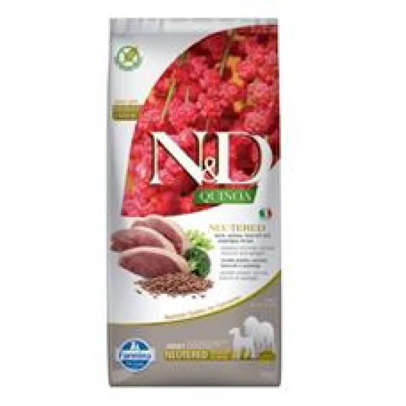 N&D Quinoa DOG Neutered M/L Duck&Broccoli&Asp. 2,5kg 2,5 kg