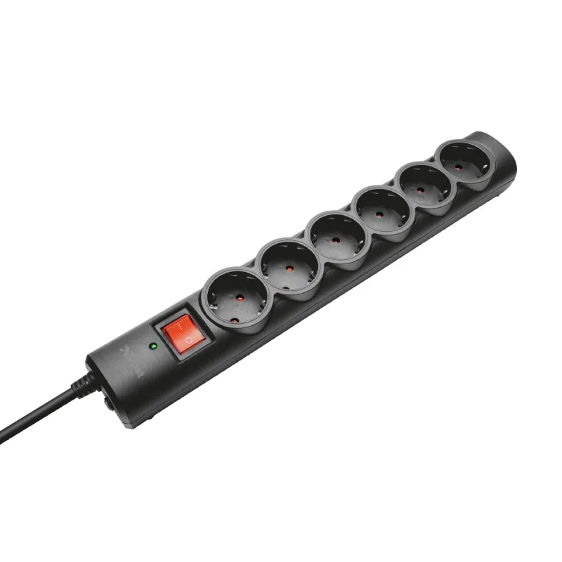 TRUST 6-PORT SURGE GUARD EÚ 21059
