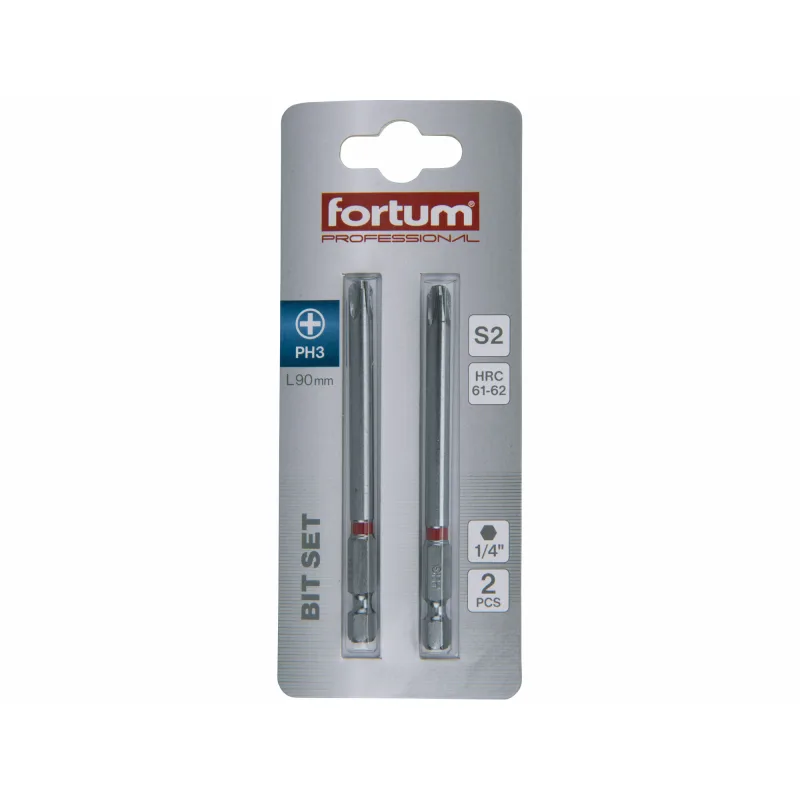 FORTUM-KITO Bity S2 – krížové a štvorcové, rôzne veľkosti PH, PZ, SQ