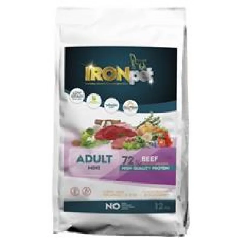 IRONpet Dog Mini Adult Beef (Hovězí) 1,5 kg