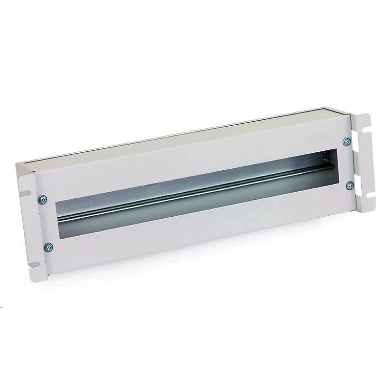 TRITON 19" istič 3U s krytom, DIN, čierny RAB-JL-X02-A1