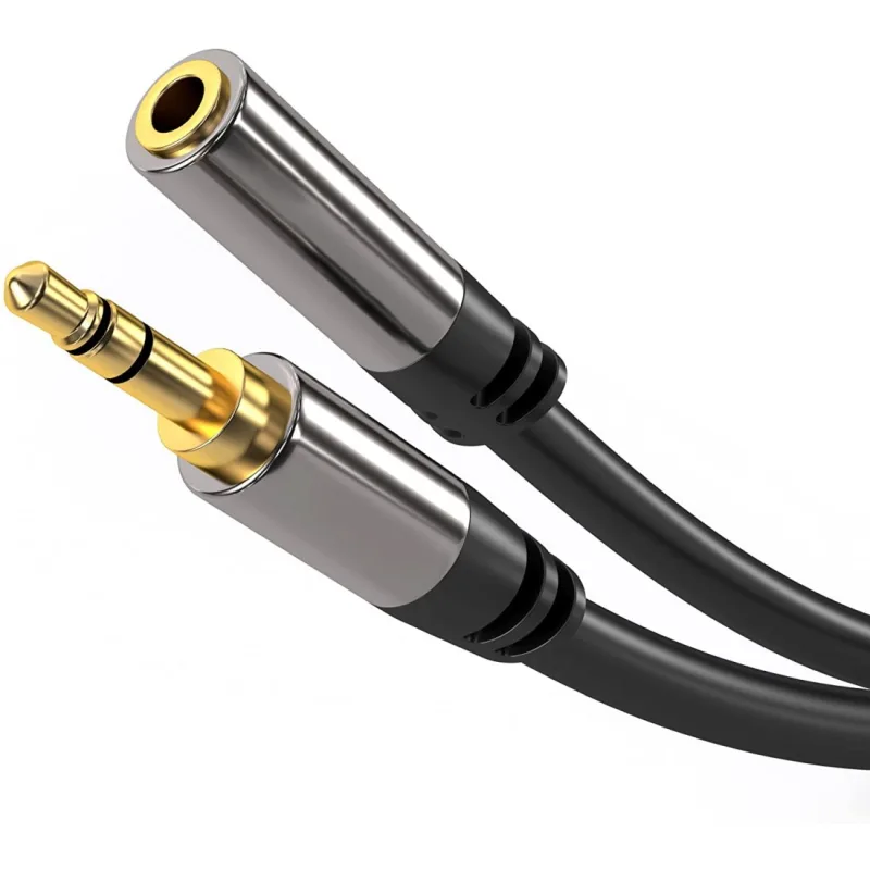 PremiumCord HQ tienený predlžovací kábel Jack 3.5mm - Jack 3.5mm M/ F 5m…