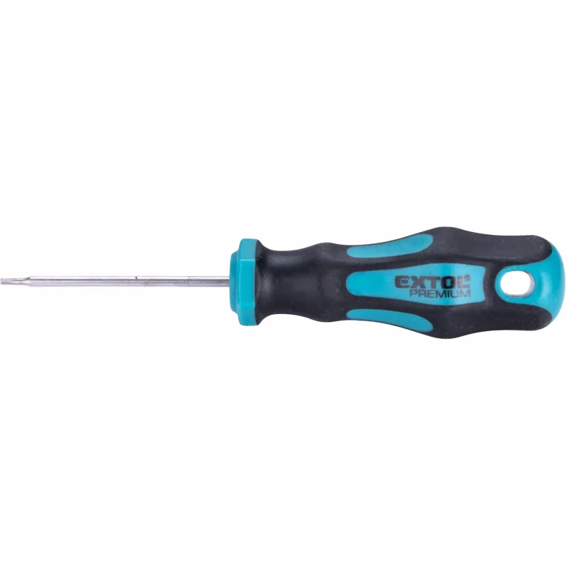 Skrutkovač TORX, magnetický, T7x60mm, CrV, EXTOL PREMIUM