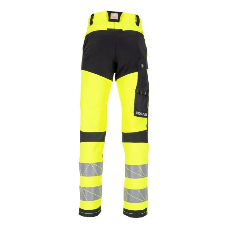 Leber&Hollman RAUTEX TY Rip-Stop Nohavice Hi-Vis Yellov/Black