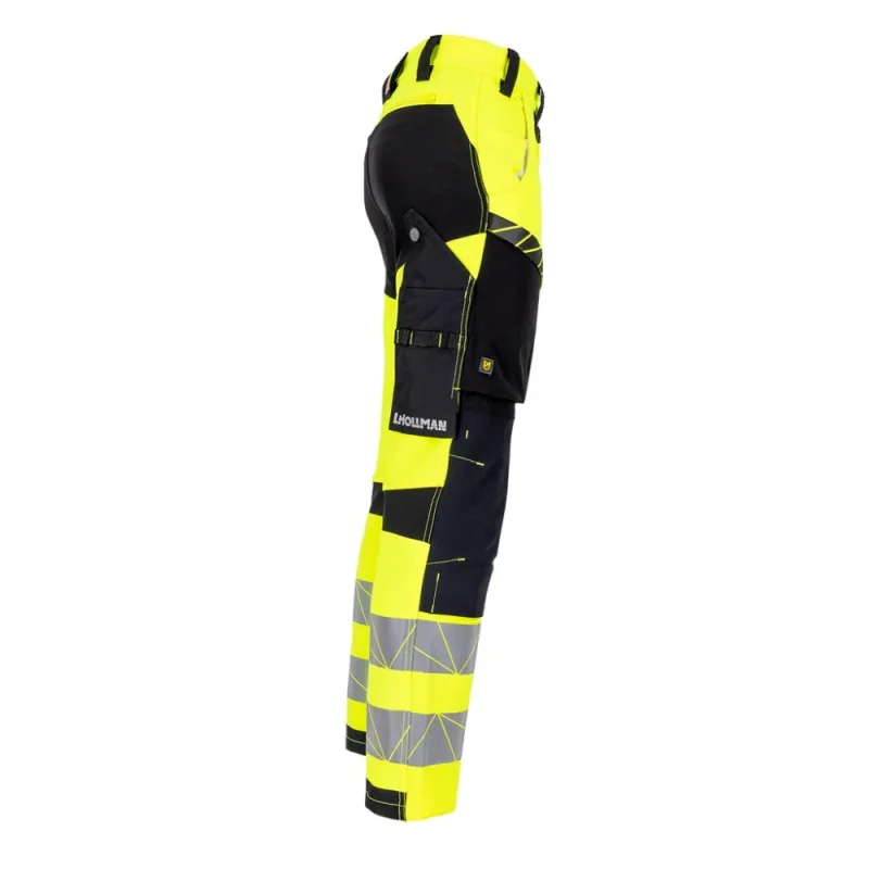 Leber&Hollman RAUTEX TY Rip-Stop Nohavice Hi-Vis Yellov/Black