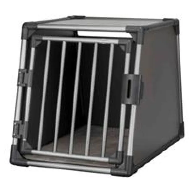 Transportní box do zavazadlového prostoru, M-L: 61 × 65 × 86 cm, hliníkový rám, pevné stěny, grafit 1 ks
