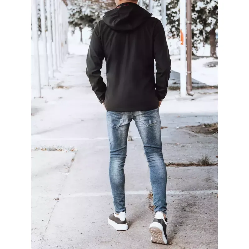 Pánska bunda softshellová čierna Dstreet TX4173 M