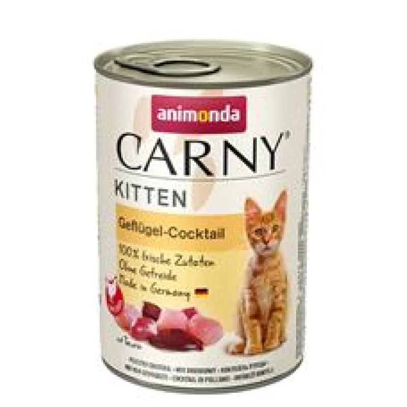 ANIMONDA konzerva CARNY Kitten - drůbeží koktejl 400g
