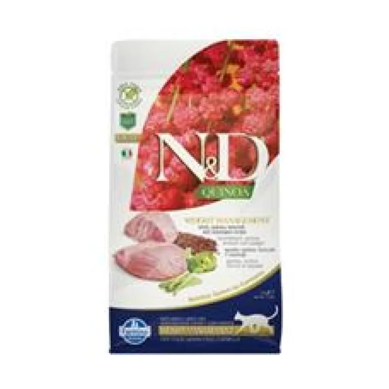 N&D GF Quinoa CAT Weight Mngmnt Lamb & Broccoli 2 x 5 kg