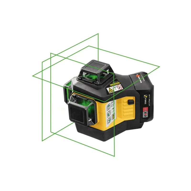 Samonivelačný líniový krížový laser STABILA LAX 600 G 7-dielny SET